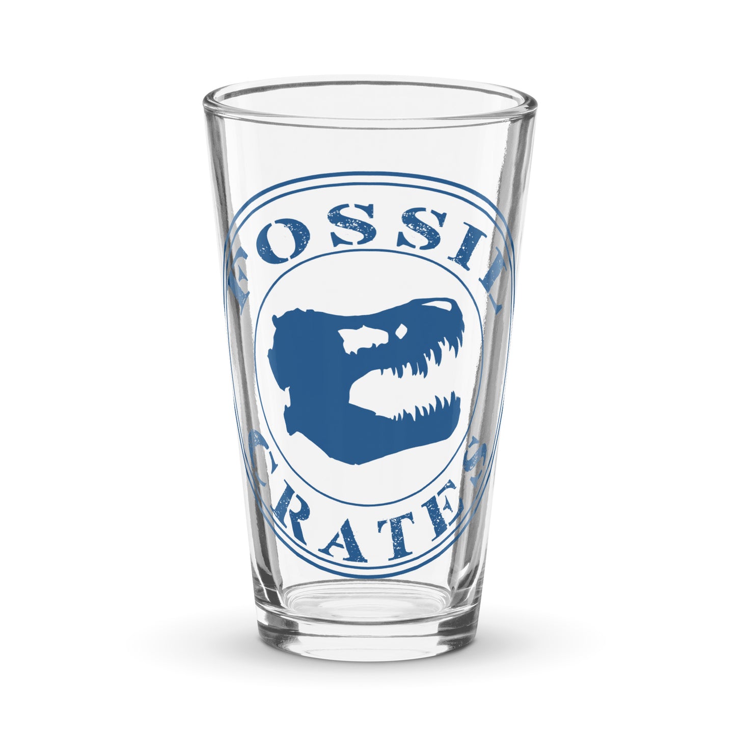 Fossil Crates Shaker pint glass