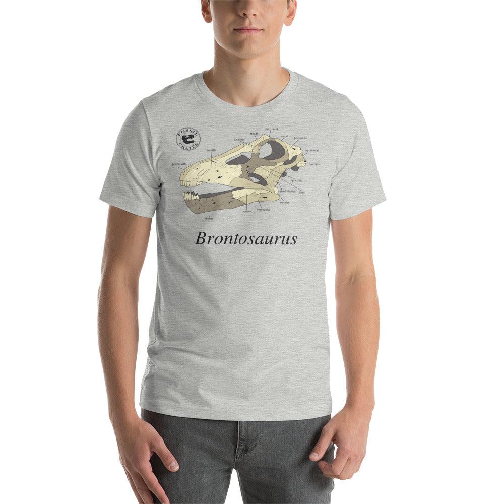 Brontosaurus Skull Anatomy T-Shirt - Fossil Crates Shirts & Tops