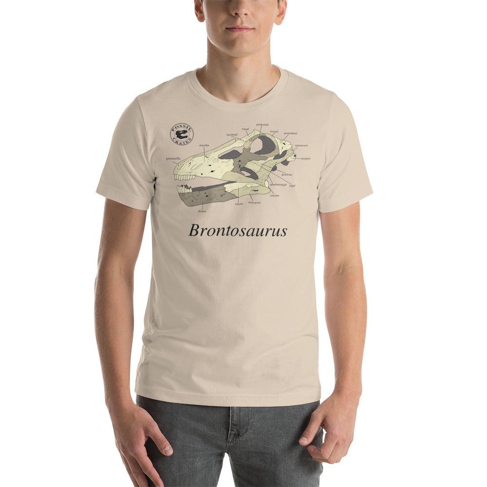 Brontosaurus Skull Anatomy T-Shirt - Fossil Crates Shirts & Tops