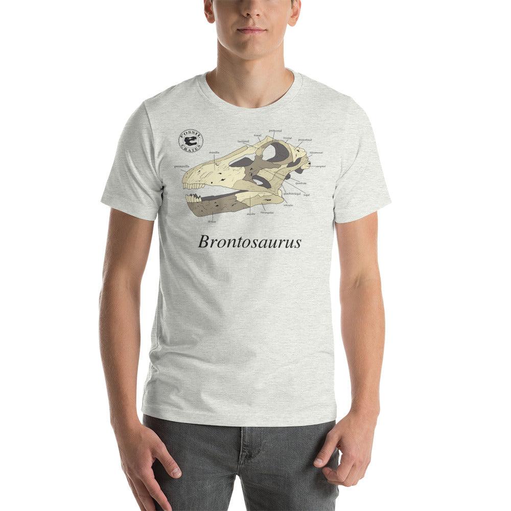 Brontosaurus Skull Anatomy T-Shirt - Fossil Crates Shirts & Tops