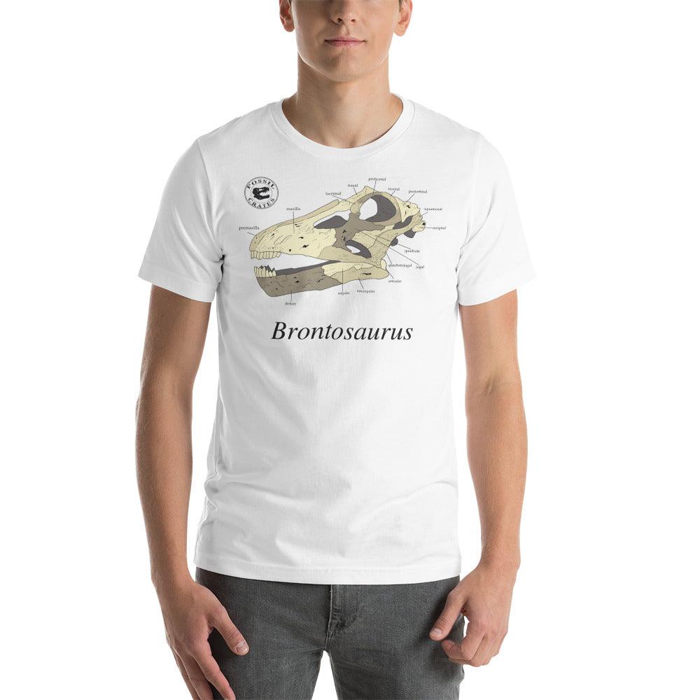 Brontosaurus Skull Anatomy T-Shirt - Fossil Crates Shirts & Tops