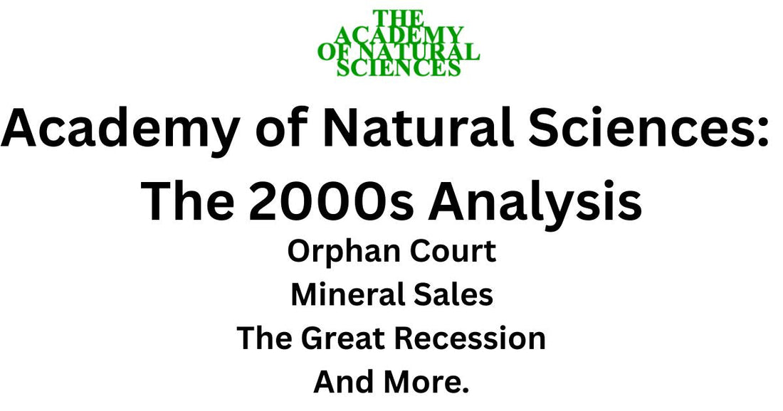 Academy of Natural Sciences Part 3: The Early 00s