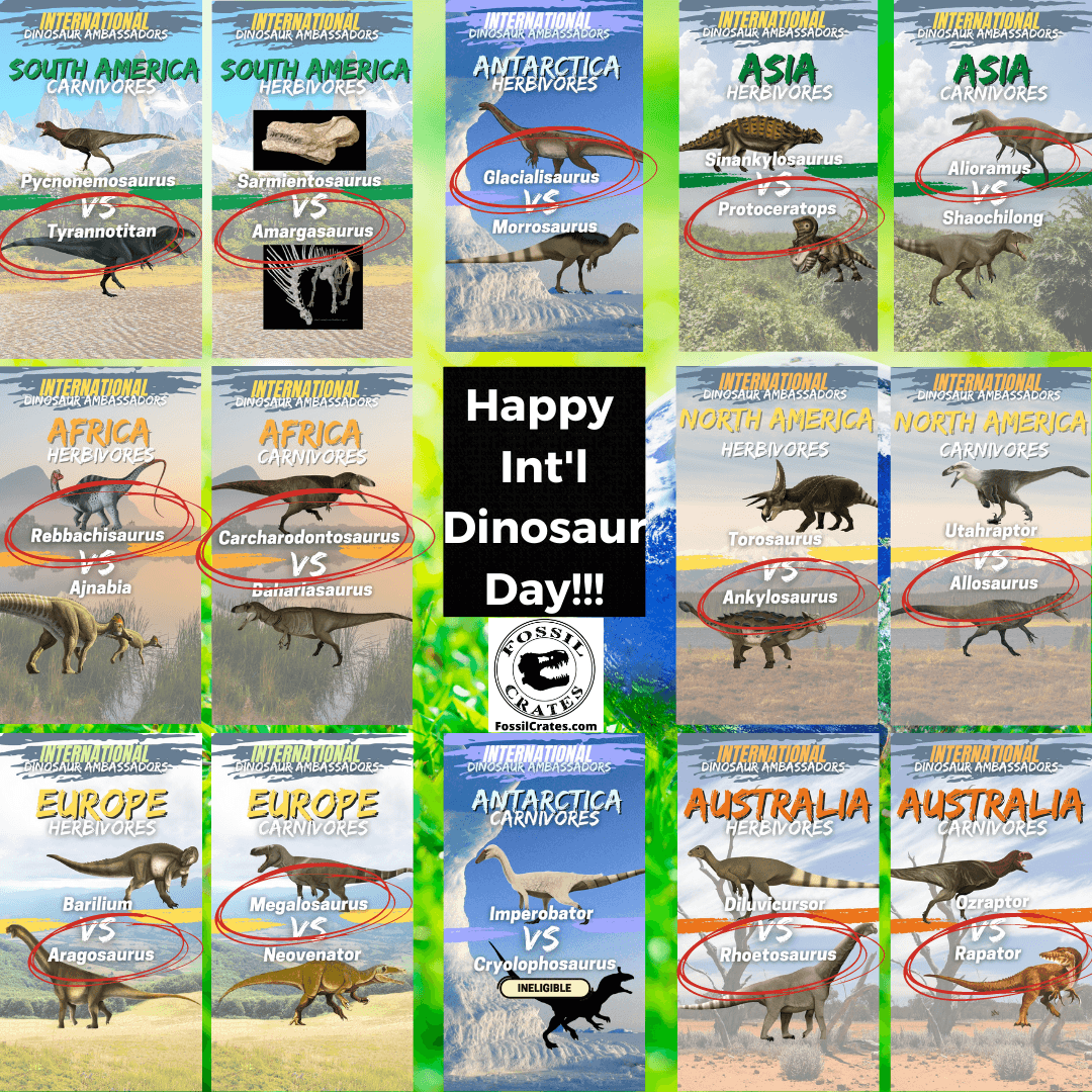 International Dinosaur Day 2021 - Fossil Crates