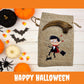Deinonychus Claw Cast Halloween Gift Bag and Artwork - Vampire Kid