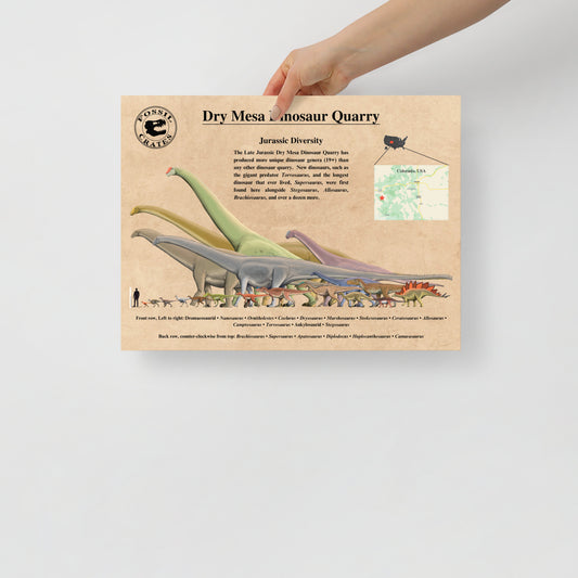 Dry Mesa Dinosaur Quarry Poster