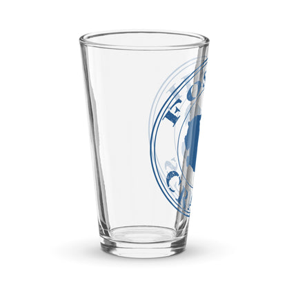 Fossil Crates Shaker pint glass