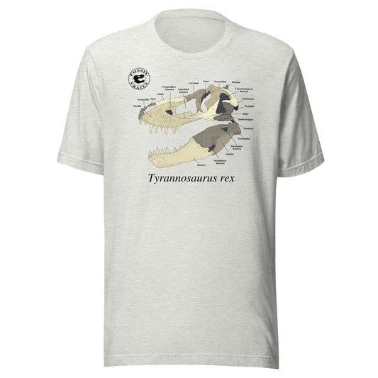 Tyrannosaurus rex Skull Anatomy T-shirt