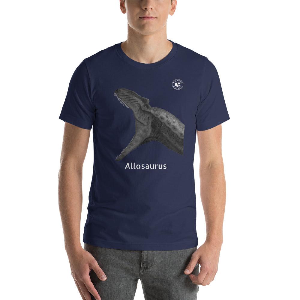 Allosaurus Unisex T-Shirt - Fossil Crates Shirts & Tops