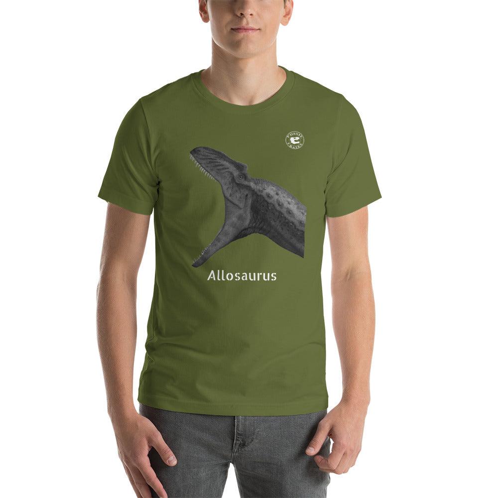 Allosaurus Unisex T-Shirt - Fossil Crates Shirts & Tops