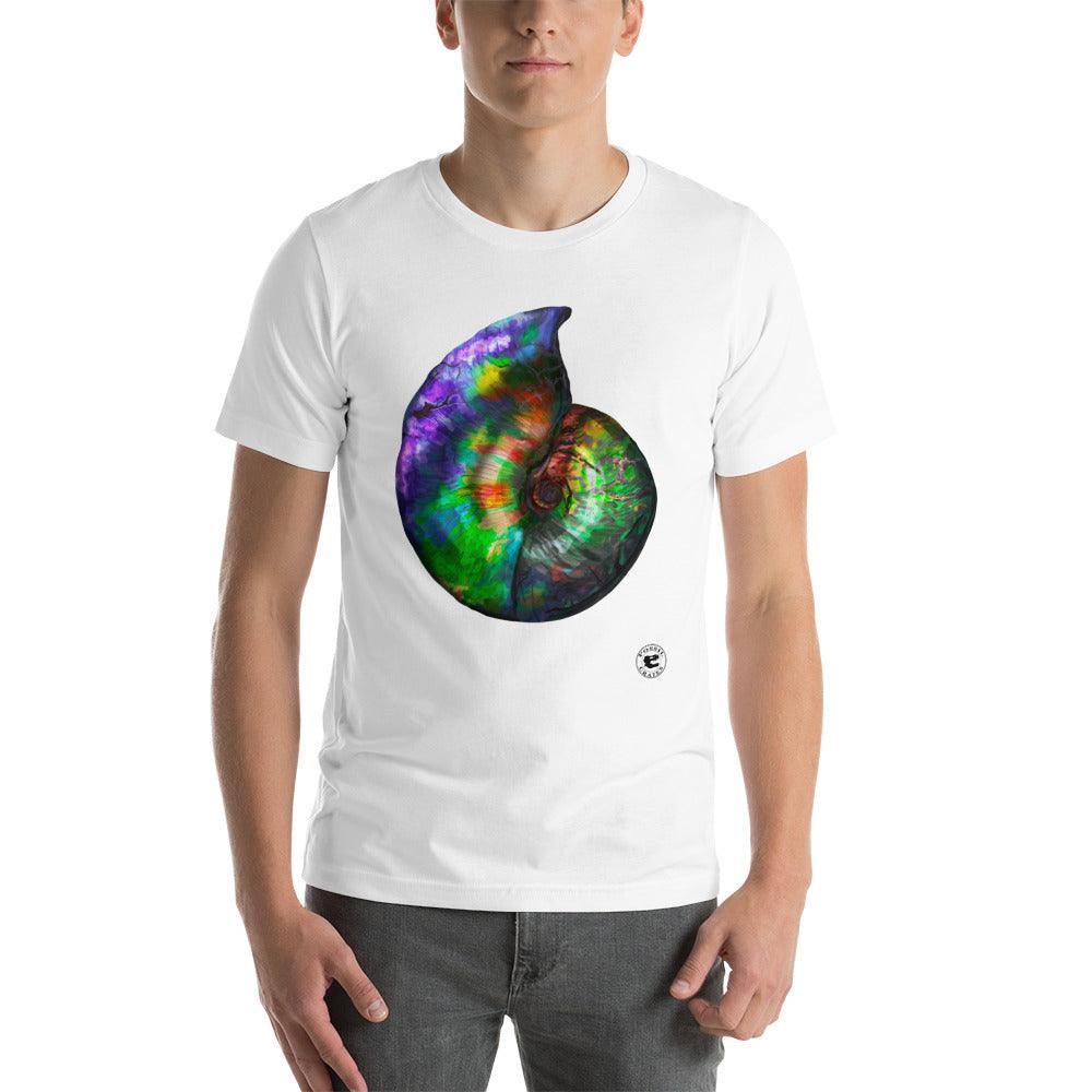 Ammonite Shell Unisex T-Shirt - Fossil Crates Ammonite T-Shirt