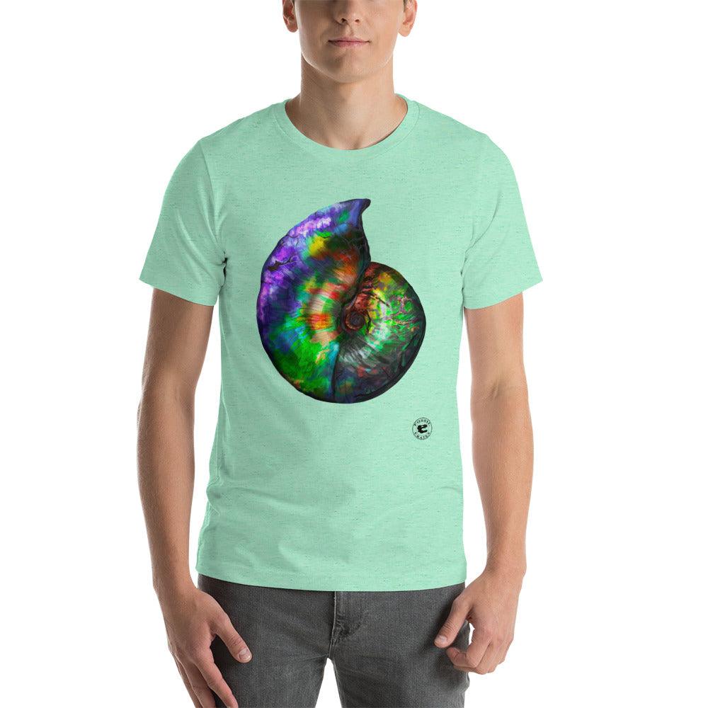 Ammonite Shell Unisex T-Shirt - Fossil Crates Ammonite T-Shirt