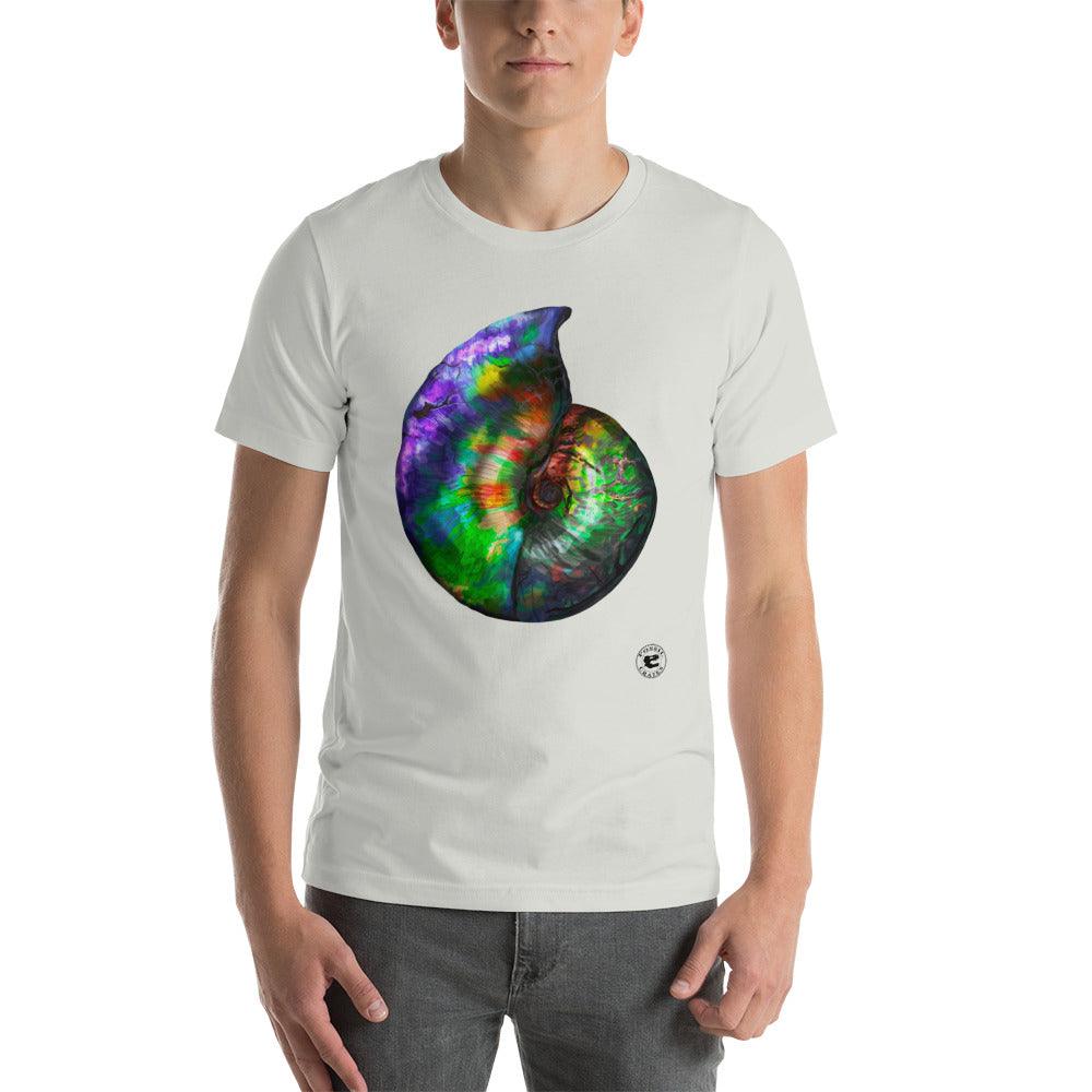 Ammonite Shell Unisex T-Shirt - Fossil Crates Ammonite T-Shirt