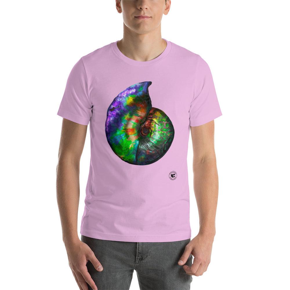 Ammonite Shell Unisex T-Shirt - Fossil Crates Ammonite T-Shirt