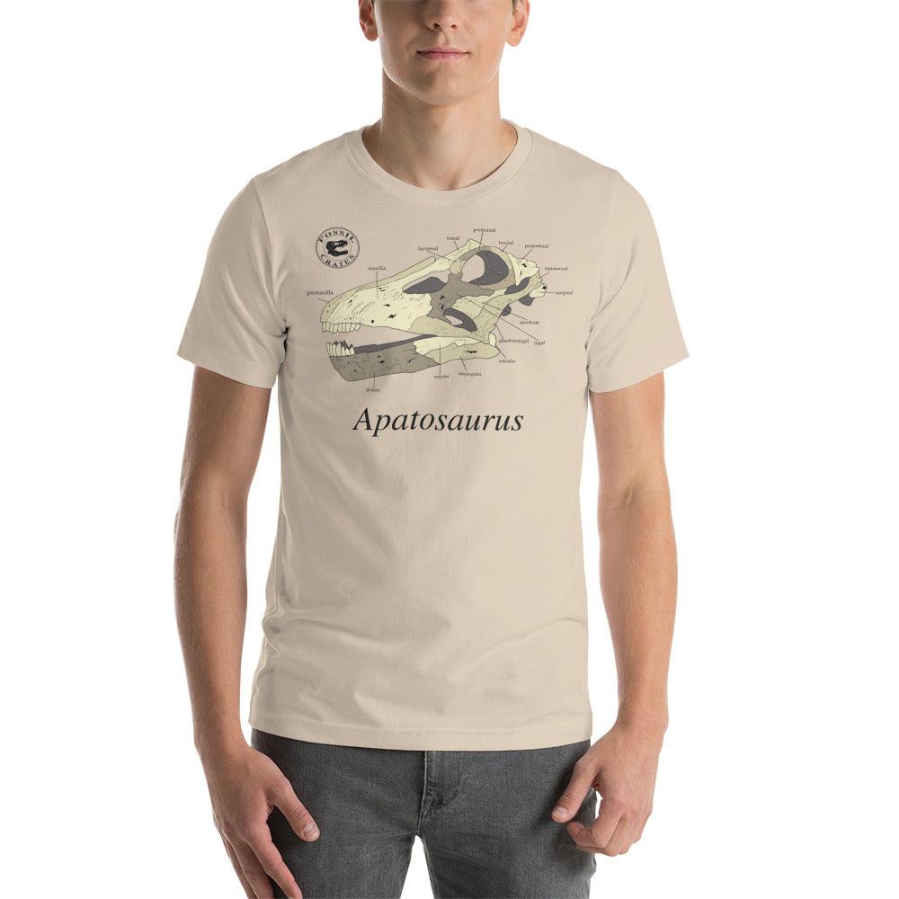 Apatosaurus Skull Anatomy T-Shirt - Fossil Crates Shirts & Tops