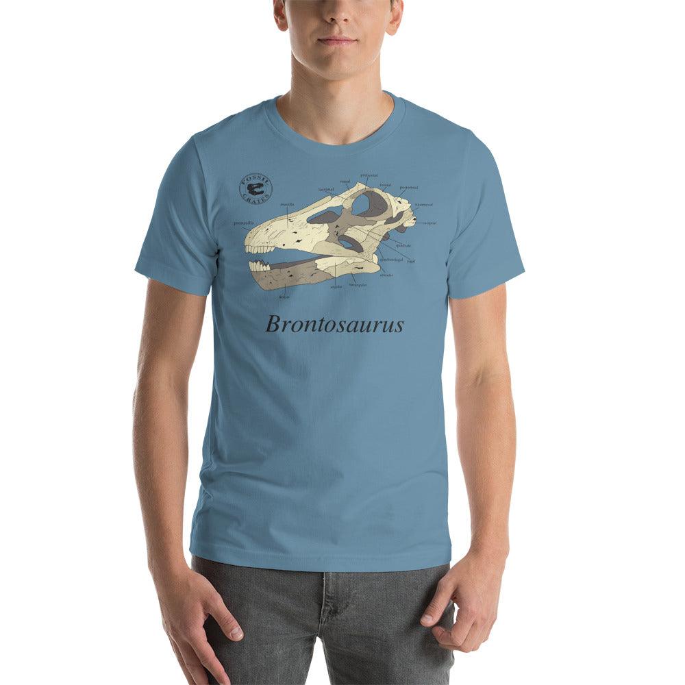 Brontosaurus Skull Anatomy T-Shirt - Fossil Crates Shirts & Tops