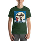 Christmas Megaloceros Unisex T-Shirt in forest