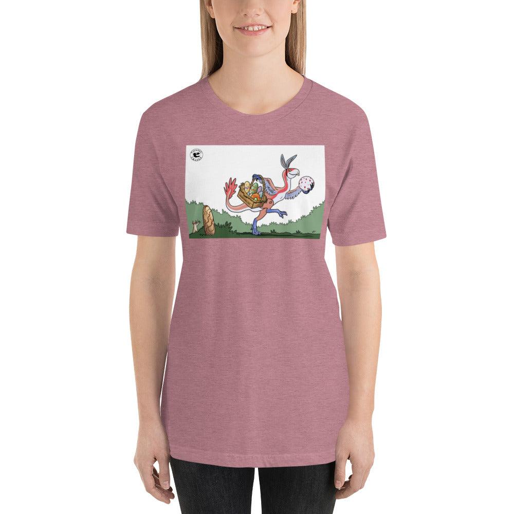 Easter Incisivosaurus Unisex T-Shirt in Heather Orchid