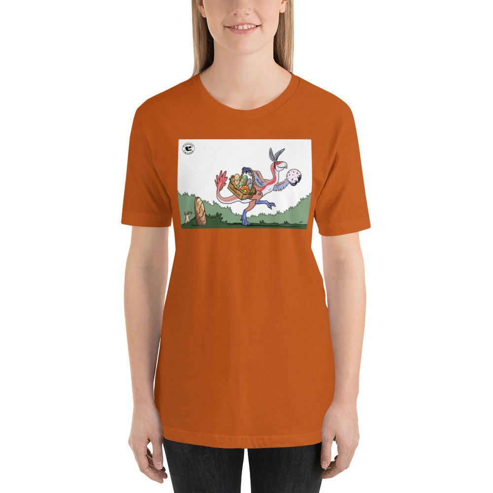 Easter Incisivosaurus Unisex T-Shirt in Autumn