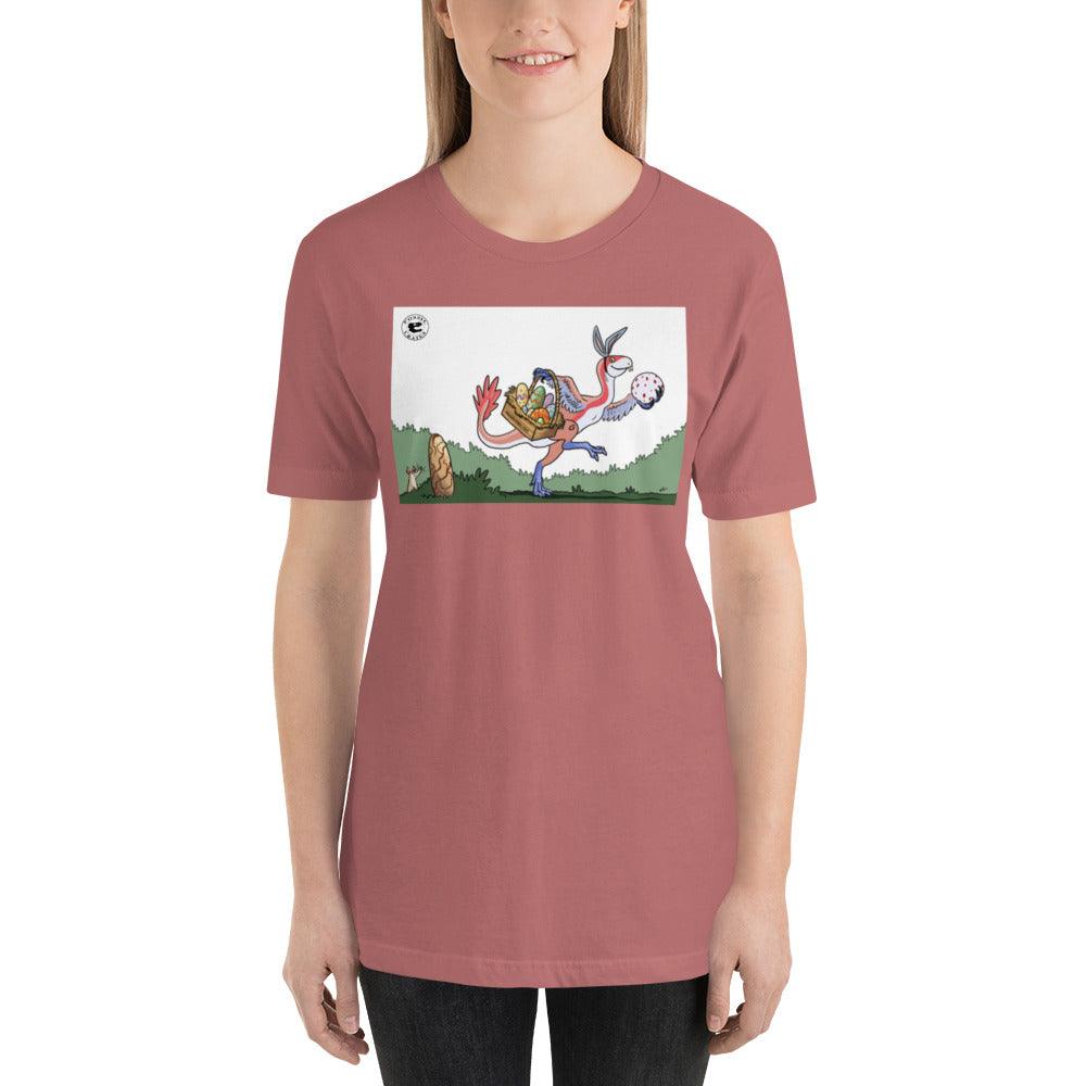Easter Incisivosaurus Unisex T-Shirt in Mauve