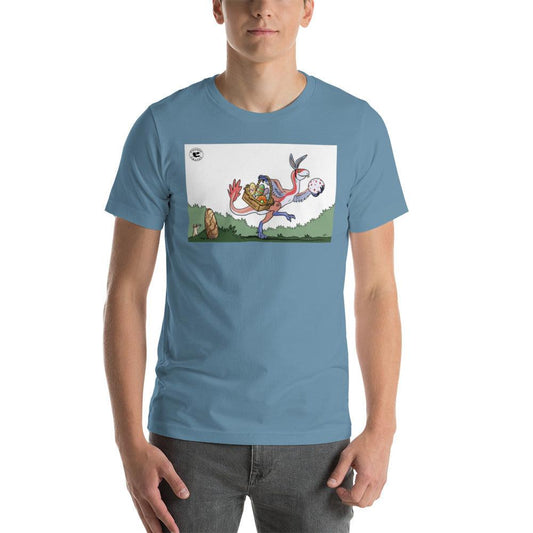 Easter Incisivosaurus Unisex T-Shirt in Steel Blue