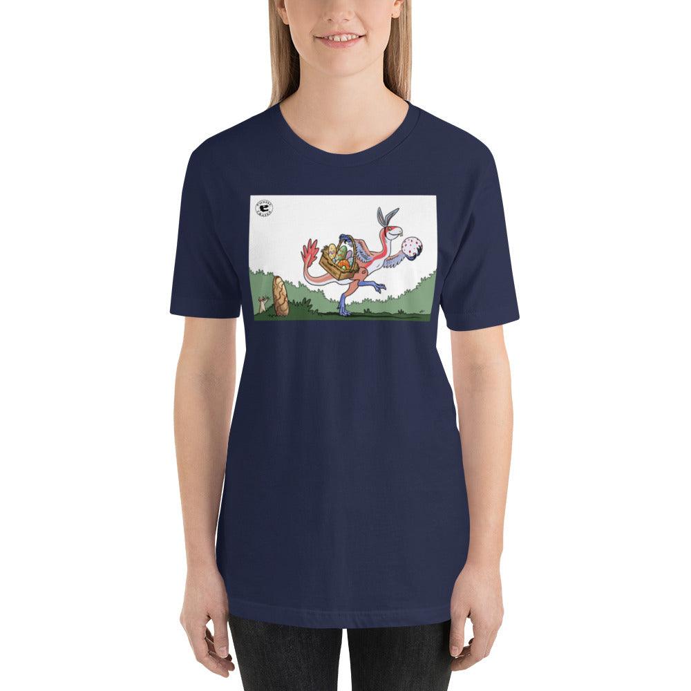 Easter Incisivosaurus Unisex T-Shirt in Navy