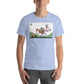 Easter Incisivosaurus Unisex T-Shirt in Heather Blue