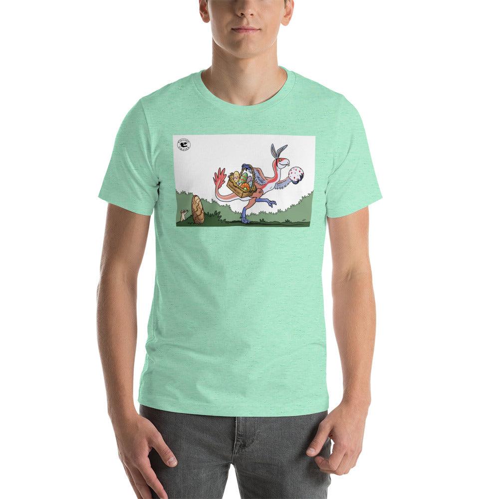 Easter Incisivosaurus Unisex T-Shirt in Heather Mint