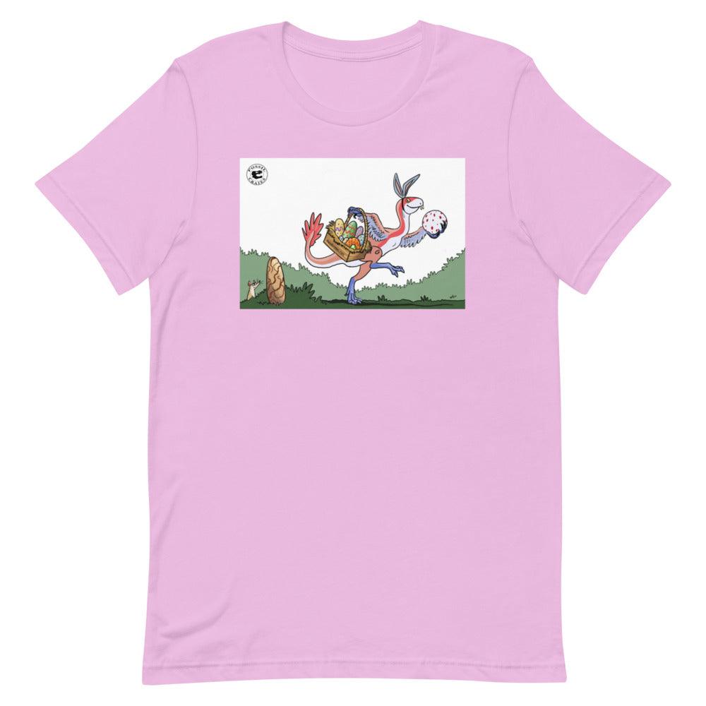 Easter Incisivosaurus Unisex T-Shirt in Lilac