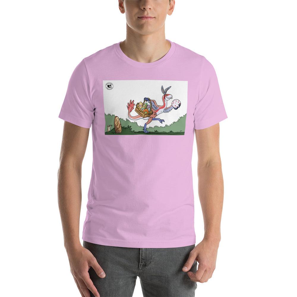 Easter Incisivosaurus Unisex T-Shirt in Lilac