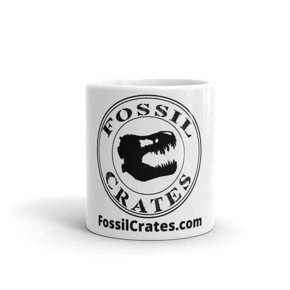 Fossil Crates White Glossy Mug - Fossil Crates Mugs