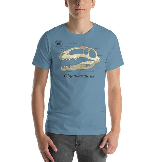 Giganotosaurus Skull Anatomy T-shirt - Fossil Crates Shirts & Tops