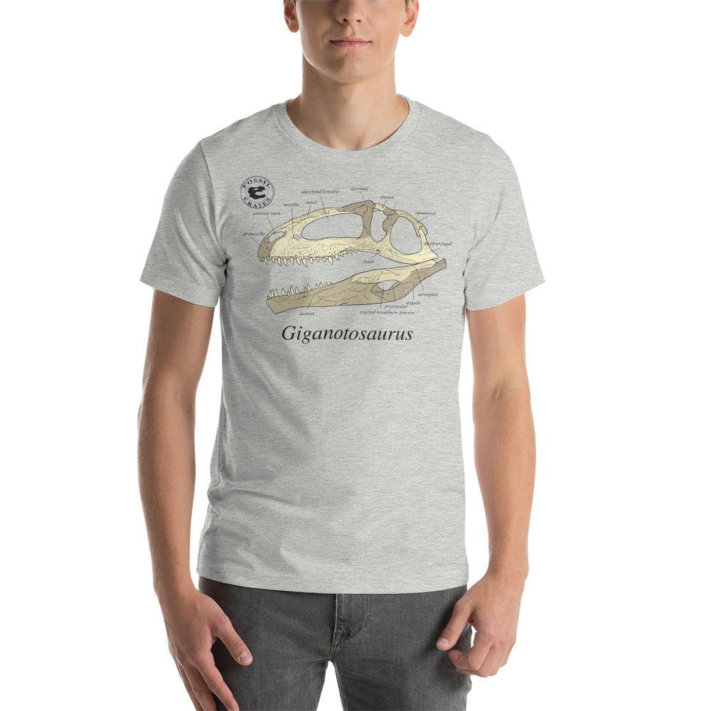 Giganotosaurus Skull Anatomy T-shirt - Fossil Crates Shirts & Tops