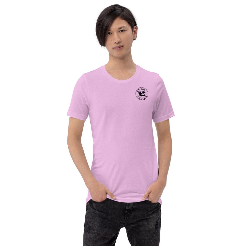 Halloween Black Logo Unisex T-Shirt in Lilac