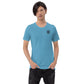 Halloween Black Logo Unisex T-Shirt in Ocean Blue