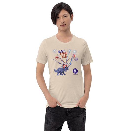 Happy 4th of July T-shirt - Fossil Crates Dinosaur T-Shirt