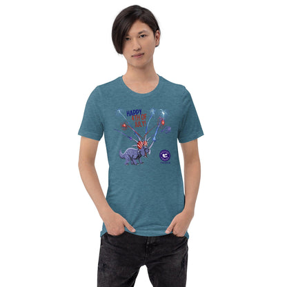 Happy 4th of July T-shirt - Fossil Crates Dinosaur T-Shirt