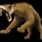 Smilodon Cast Paired Sabers and Artwork - Fossil Crates Smilodon Sabers Cast