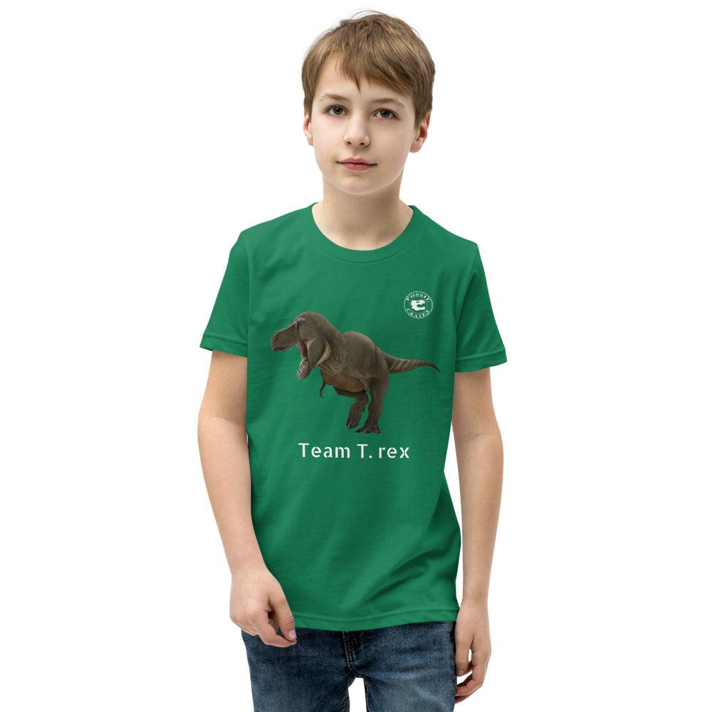 Team T. rex Youth Short Sleeve T-Shirt - Fossil Crates Shirts & Tops