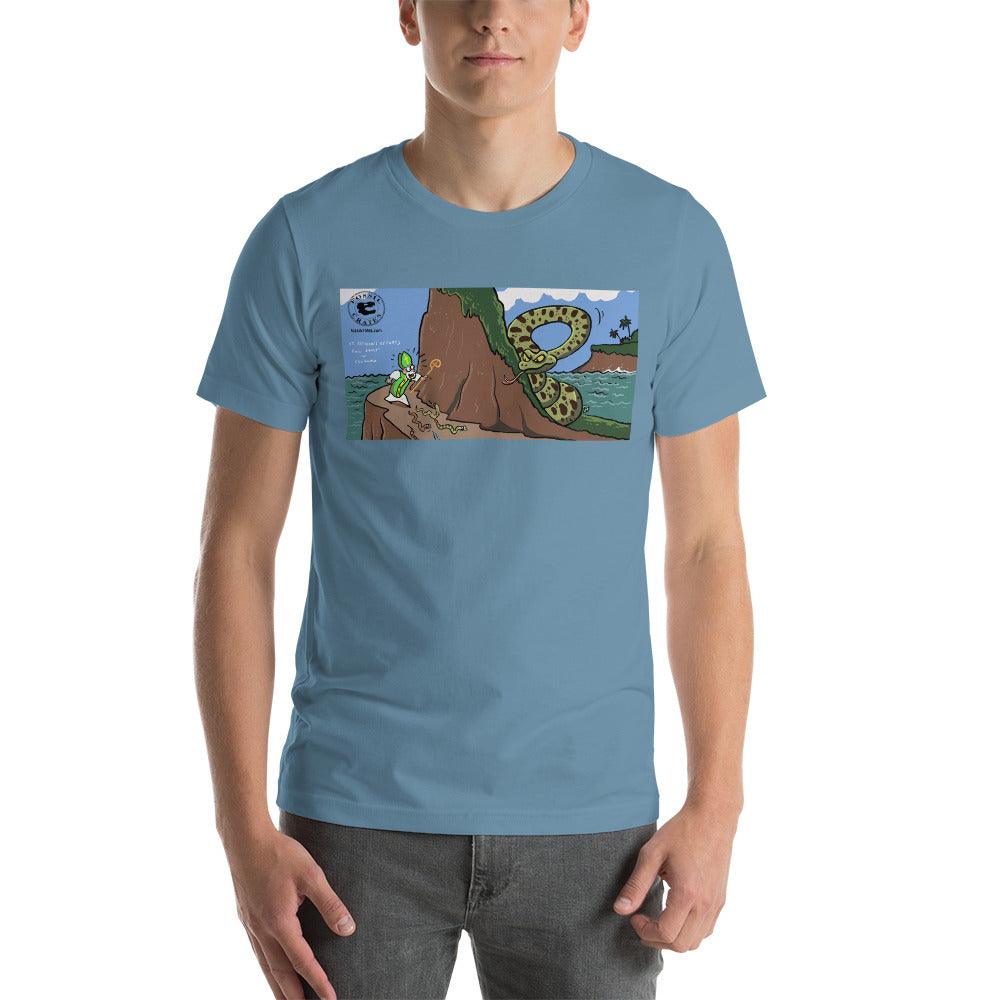 Titanoboa St. Patrick's Day Darker Colors Unisex T-Shirt - Fossil Crates Prehistoric T-Shirt