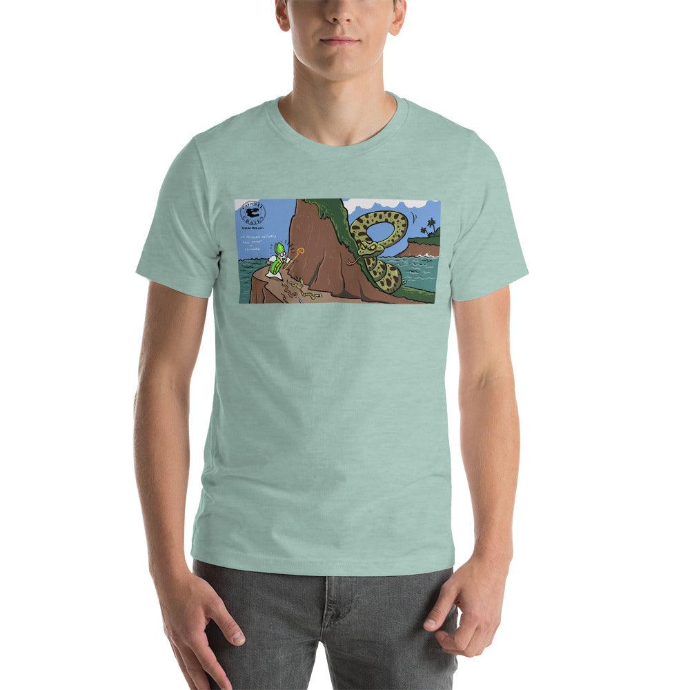 Titanoboa St. Patrick's Day Unisex T-Shirt - Fossil Crates Prehistoric t-shirt