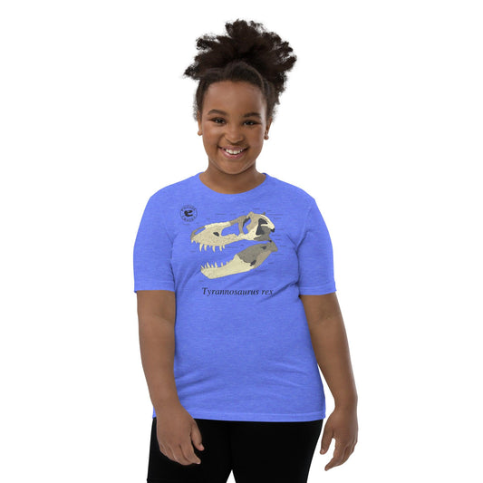 Tyrannosaurus rex Skull Anatomy Youth T-Shirt - Fossil Crates