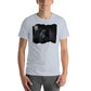 Spooky T. rex Unisex t-shirt in light blue