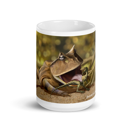 Beelzebufo and Masiakasaurus - Madagascar Mug