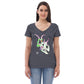 Diabloceratops Sugar Skull V-neck T-shirt